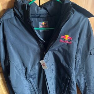 Red Bull Men's Black Ski Jacket
